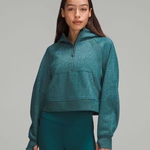 Lululemon Scuba half zip SPARK Storm Teal M/L
